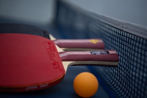 Table Tennis:Two standard tables